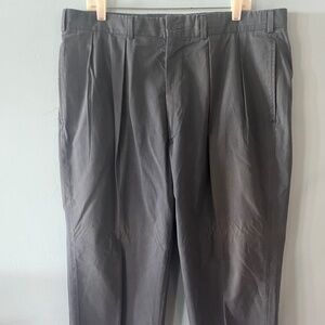 Vintage Men’s Bills Khakis Pleated Trousers Blue/Slate 38X27